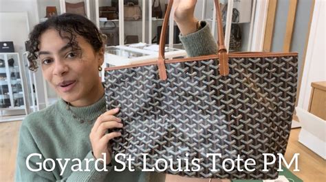 goyard st louis tote insert|goyard st louis pm price.